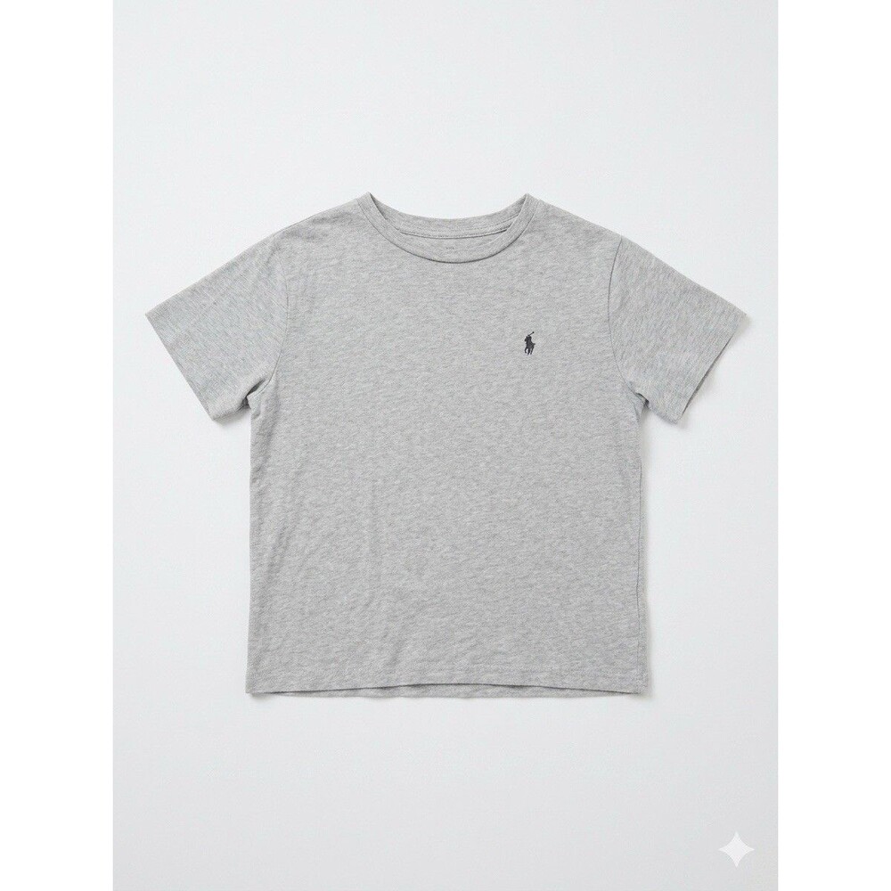 boys size S (8) short sleeve gray Polo Ralph Lauren T-shirt - 50